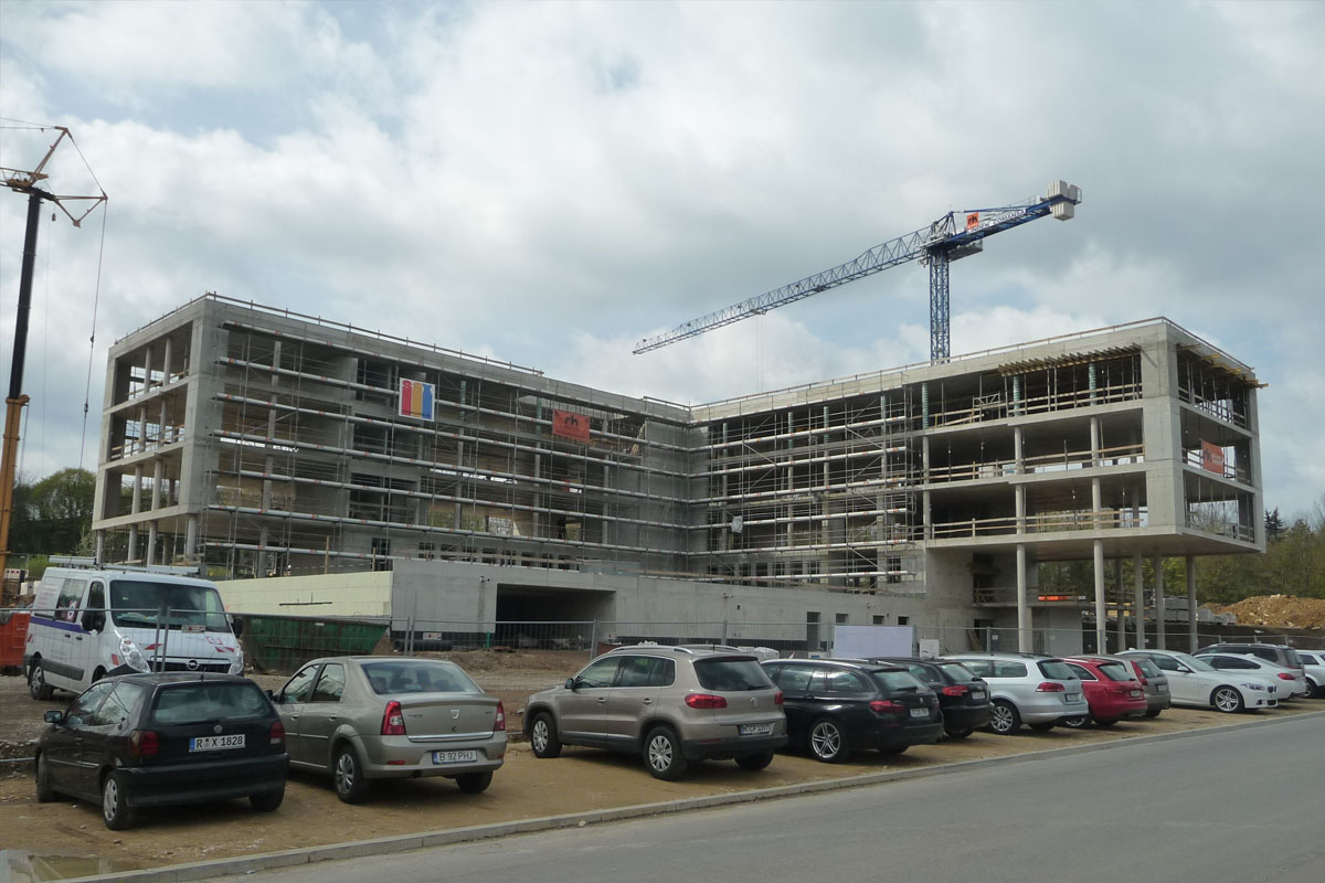 Fertigstellung des Rohbaus VECTOR Informatik