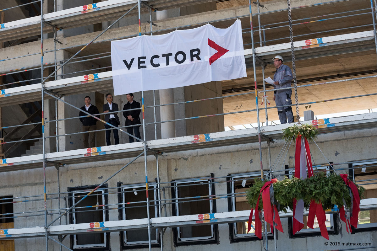 Richtfest VECTOR Informatik